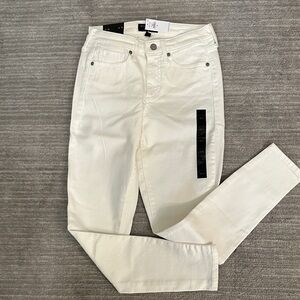 Banana Republic Women's Off-White Skinny Jeans